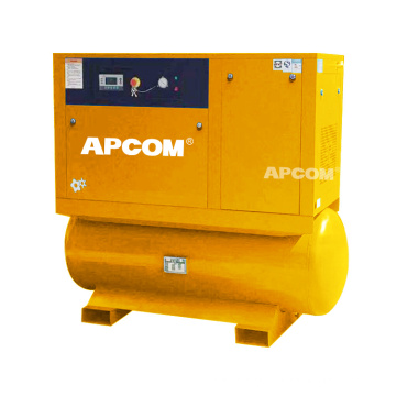 20HP 15KW screw air compressor mountain on 500 lilter air tank dryer all in one compressor 60 70 80 gallons air compressor